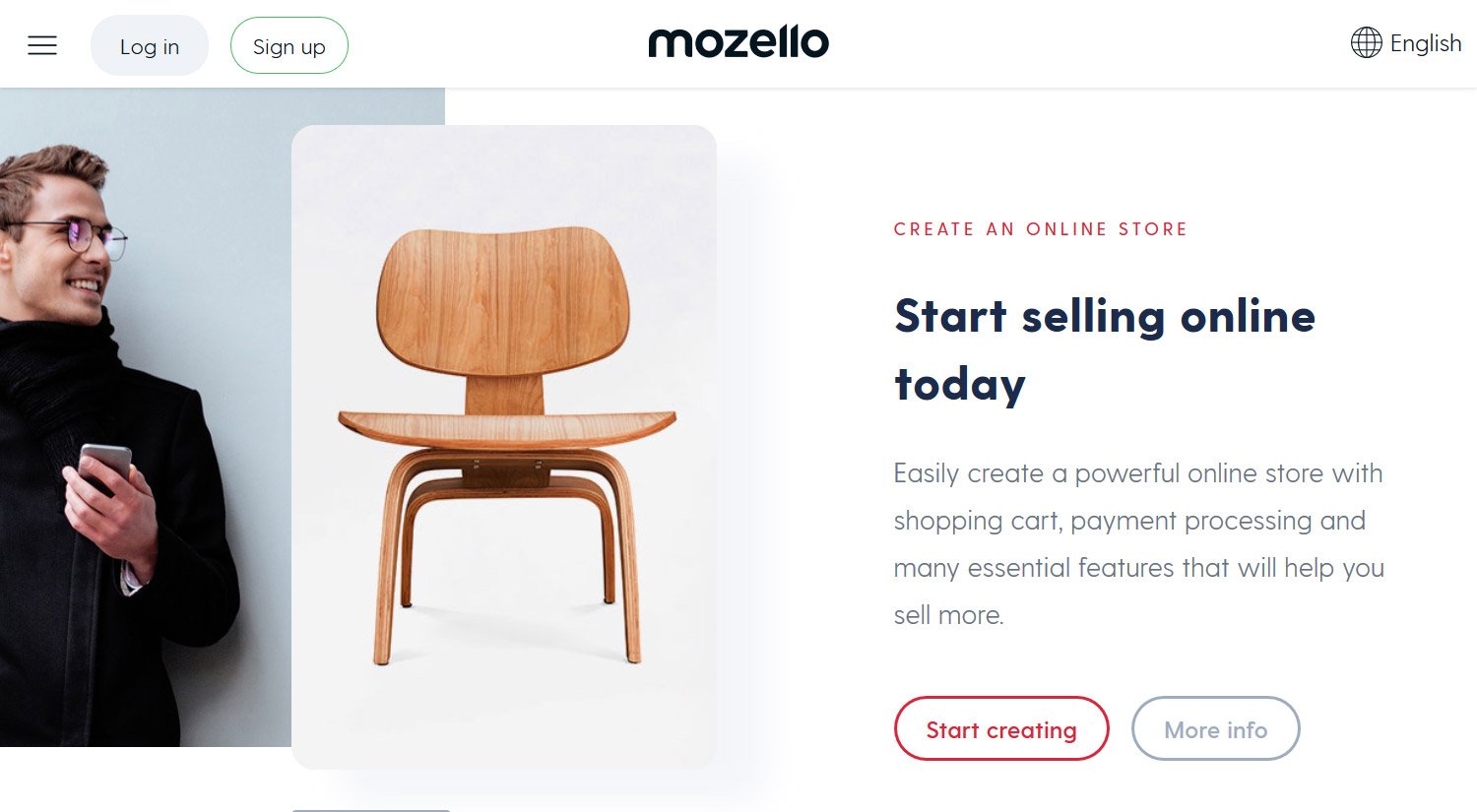 Free online store design and templates with Mozello
